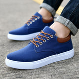 Plus size 45/46/47 comfortable sneakers men's spring 2020 fashion canvas shoes boys sport shoes flat man sneakers